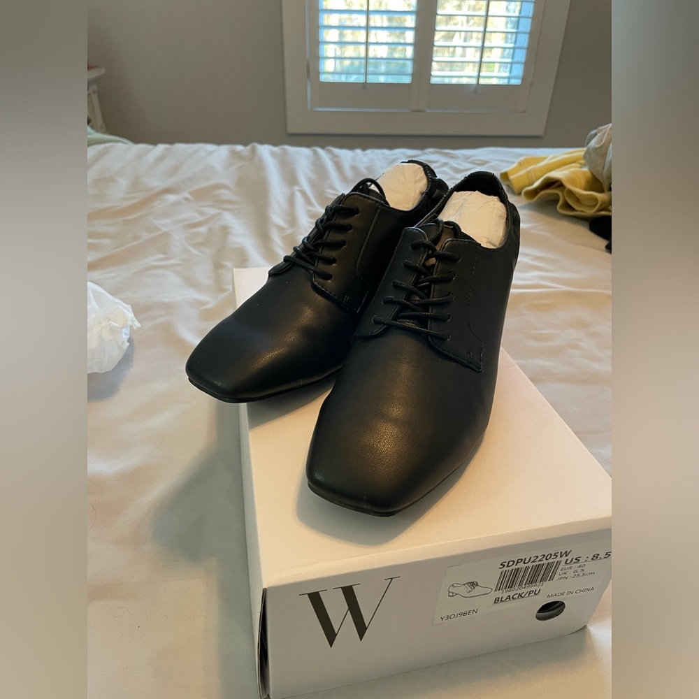 🖤WORN ONCE | Dream Pairs Women’s Heeled Loafers 🖤